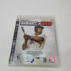 Major League Baseball 2K8 (Sony PlayStation 3,‎ 2008) CIB